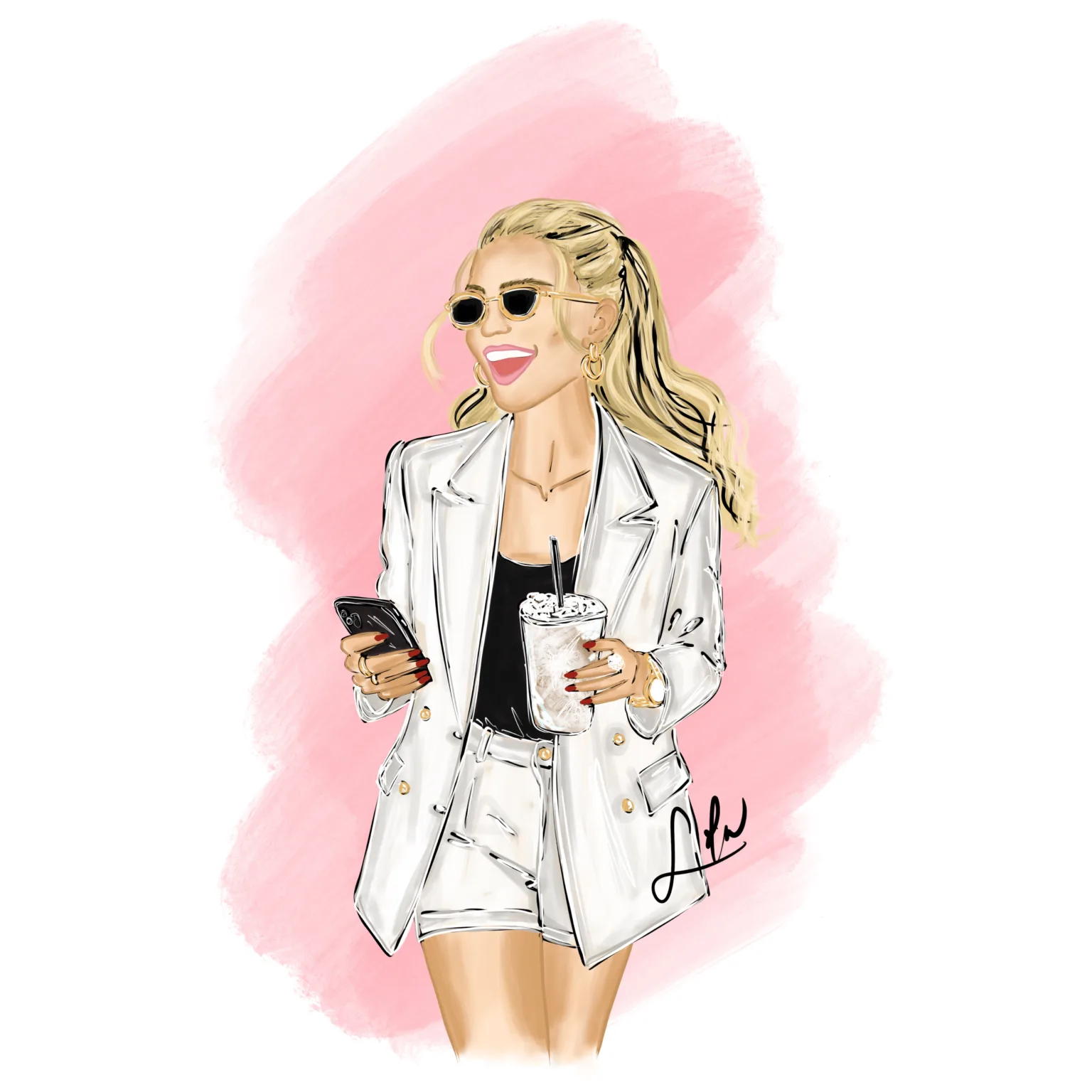 art of Lola modna ilustracia