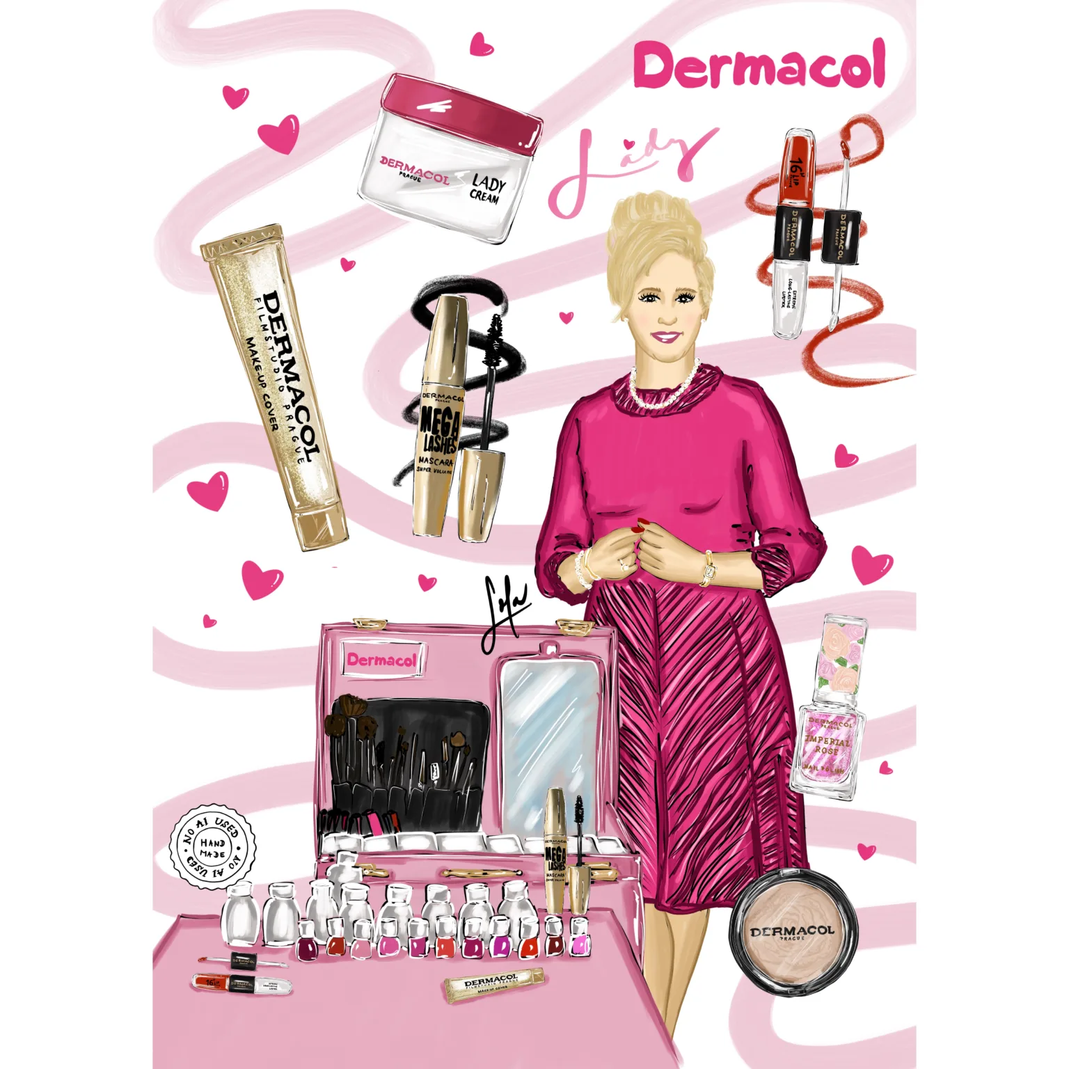 lady Dermacol ilustracia art of lola