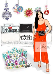 Petra Toth, šperkárka ilustracia art of lola